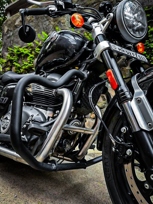 Royal Enfield Super Meteor 650 2 x 2 Full System Exhaust | SS MOTOCORP