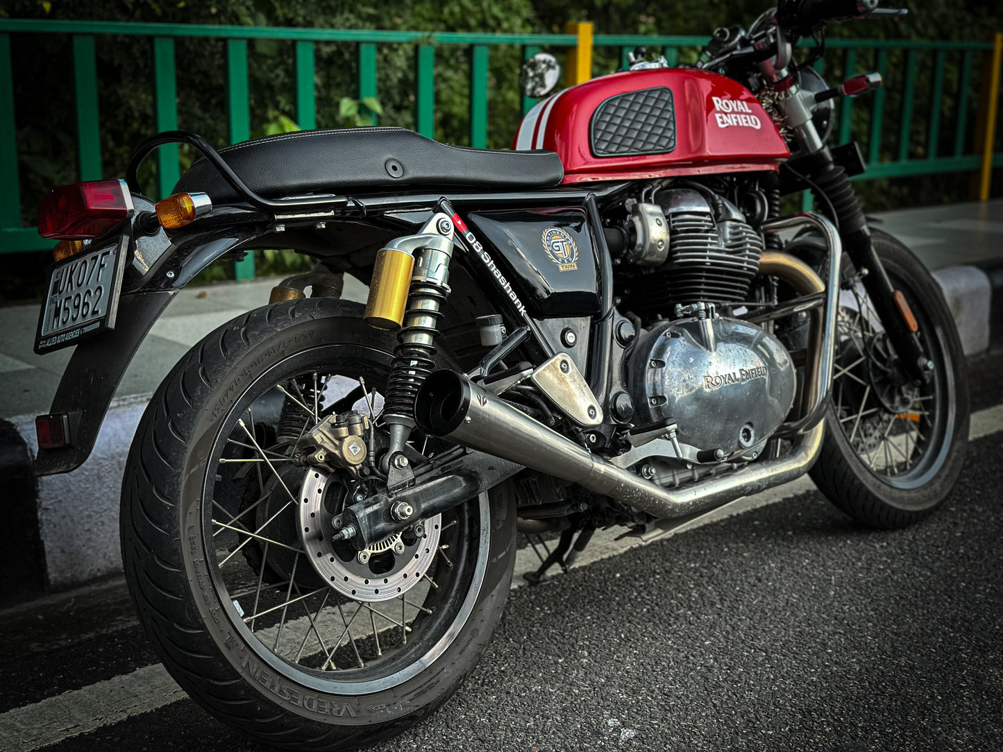 Royal Enfield- 2 x 2 Full System Exhaust with SLIM CANS - Interceptor 650 / Continental GT 650  | SS MOTOCORP