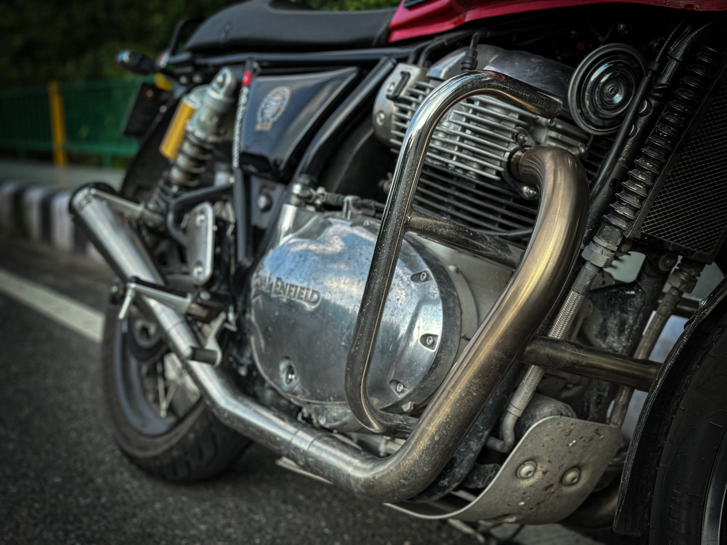 Royal Enfield- 2 x 2 Full System Exhaust with SLIM CANS - Interceptor 650 / Continental GT 650  | SS MOTOCORP