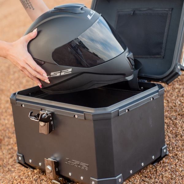 LS2 Aluminium Top Box Black – 45L