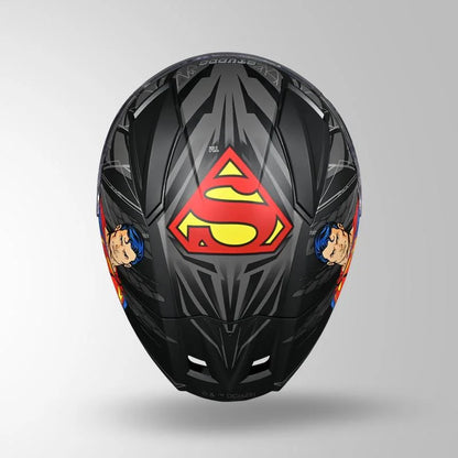 STUDDS HELIOS SUPERMAN EDITION FULL FACE HELMET
