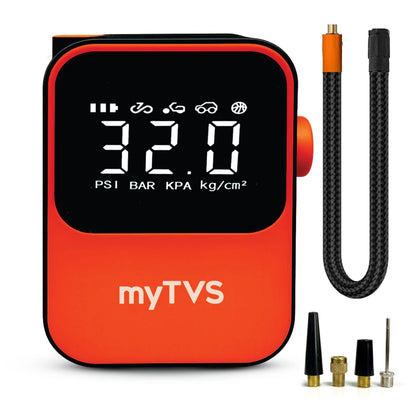 my TVS WT-1 CHARGEABLE 2 IN 1 TYRE INFLATOR FOR CAR WITH POWER BANK | MULTIPURPOSE TYRE INFLATOR