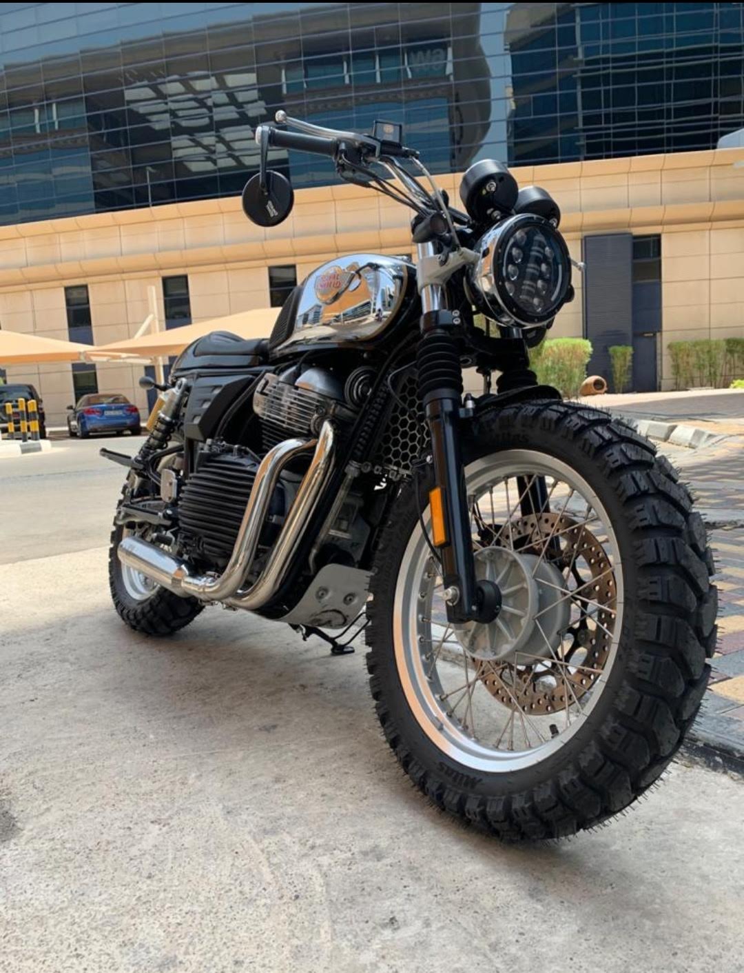 Royal Enfield- 2 x 1 Full System Exhaust with SHORT CAN - Interceptor 650 / Continental GT 650 | SS MOTOCORP