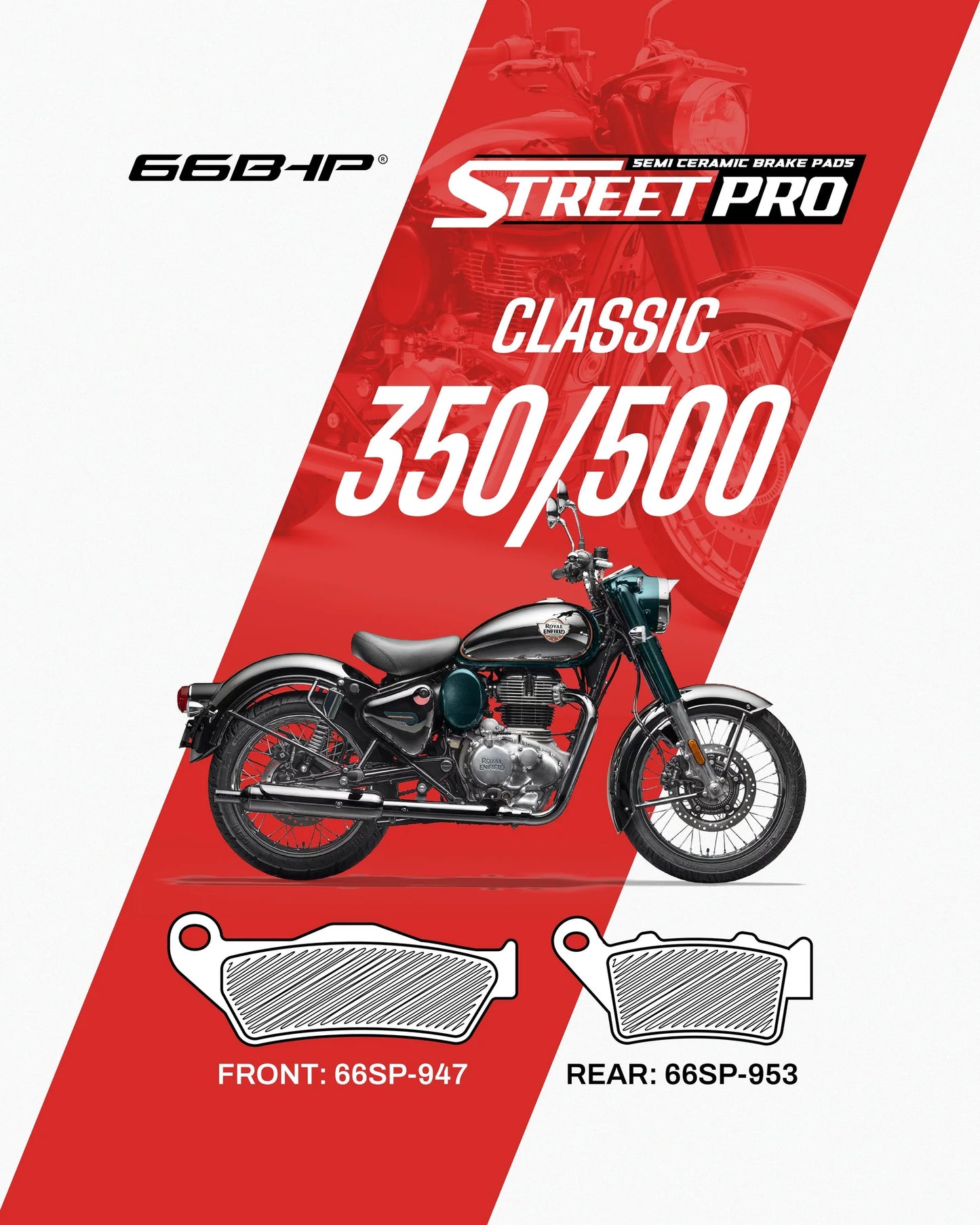 66BHP STREET PRO SEMI-CERAMIC BRAKE | CLASSIC 350/500
