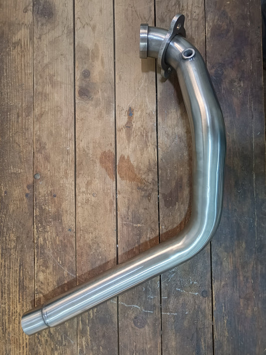 Free Flow Pre-Cat Delete Header / Bend Pipe- Royal Enfield Himalayan 450 | SS MOTOCORP