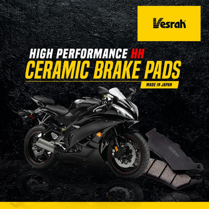 VESRAH BRAKE PADS (CERAMIC)|YAMAHA R6 (2004-18) |